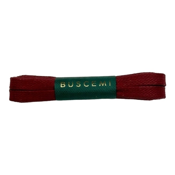Buscemi Replacement Laces Burgundy - Picture 2 of 3
